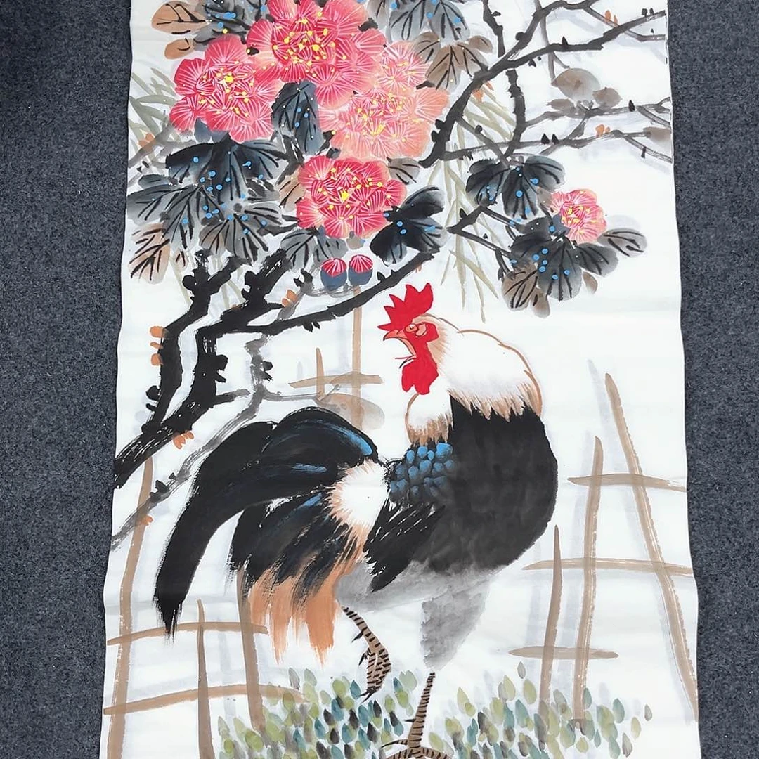 国画国画作品宣纸纯手绘