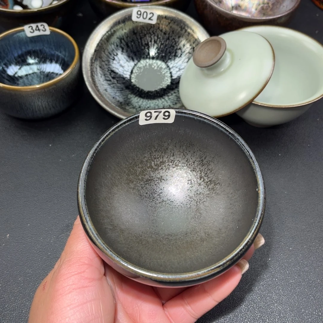 茶盏979 建盏单盏放大漏……