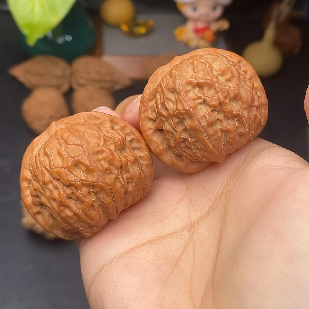 把件文玩核桃金麒麟全品42