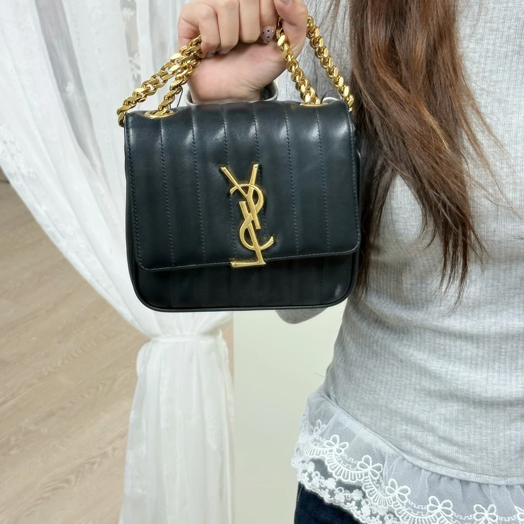 95新 YSL/圣罗兰 九五成新豆腐包斜挎包
