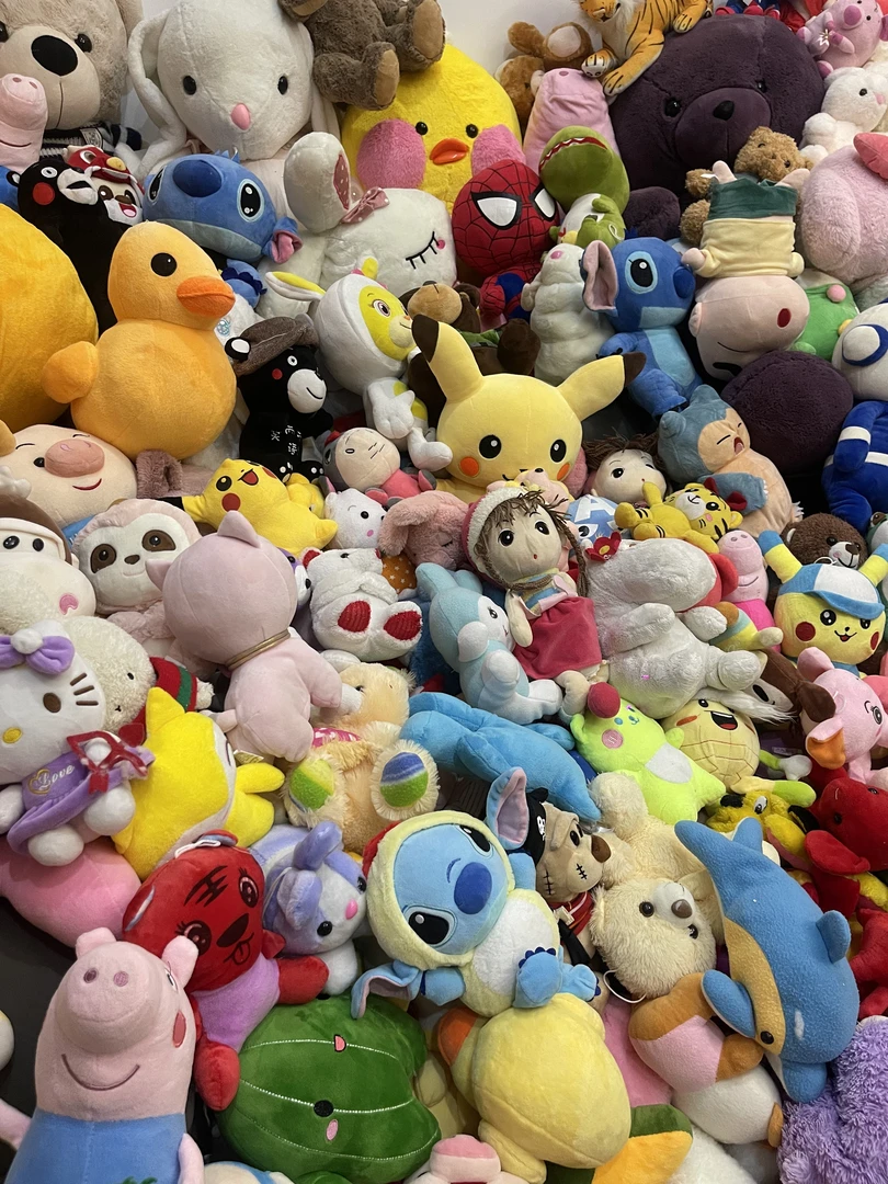 称斤精品中古毛绒玩具，婚庆抛洒、娃娃机、摆摊套圈、默认微瑕