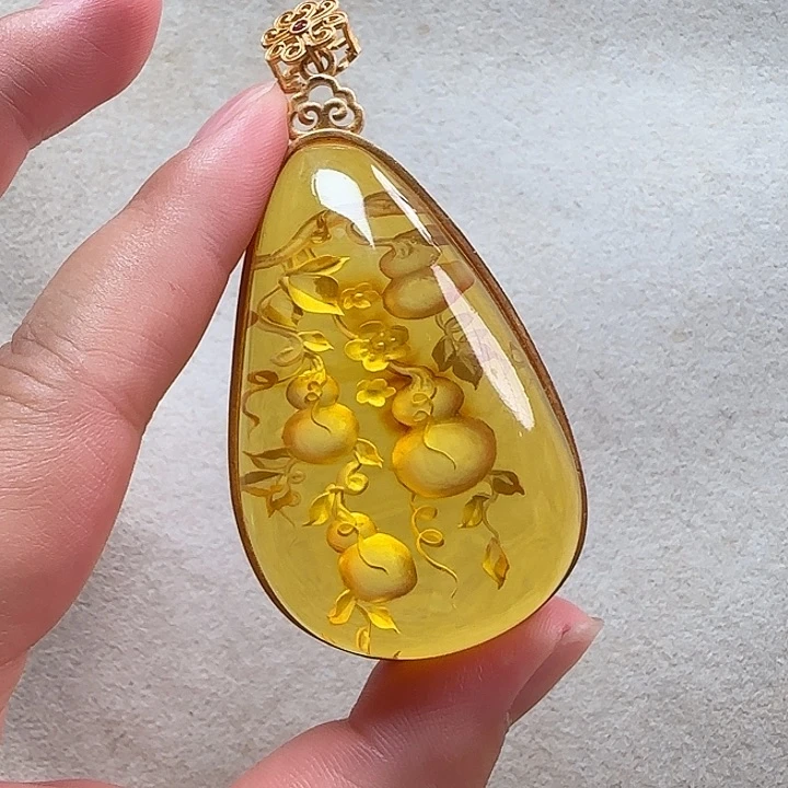 未镶嵌金珀珠宝奇石