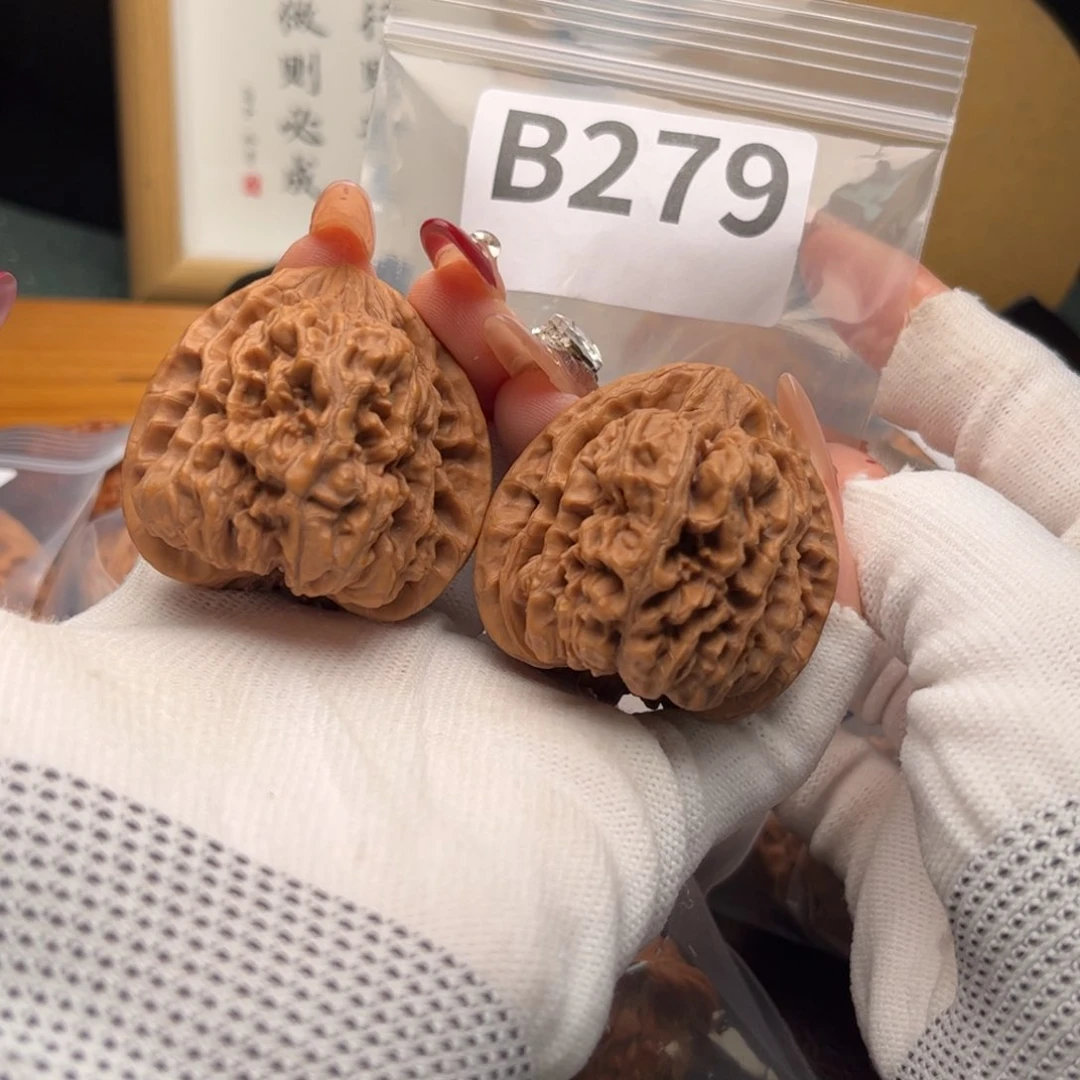 文玩核桃把件43金蟾王b 279