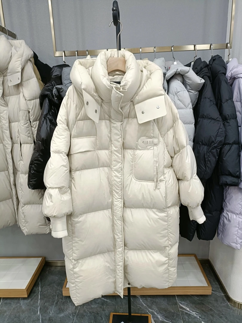 专柜撤柜款！新国标85%+A02长款加厚高蓬松泡芙休闲过膝防风羽绒服