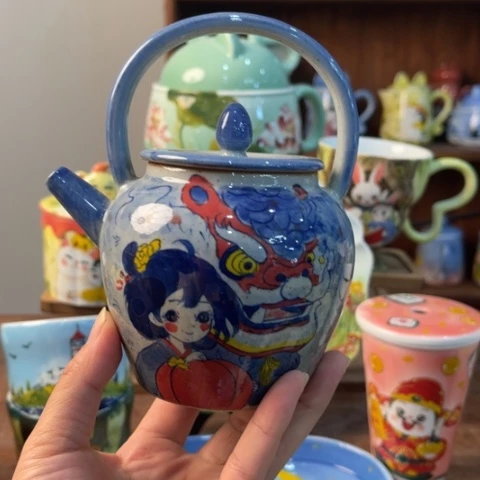 炉景德镇釉下手绘陶瓷