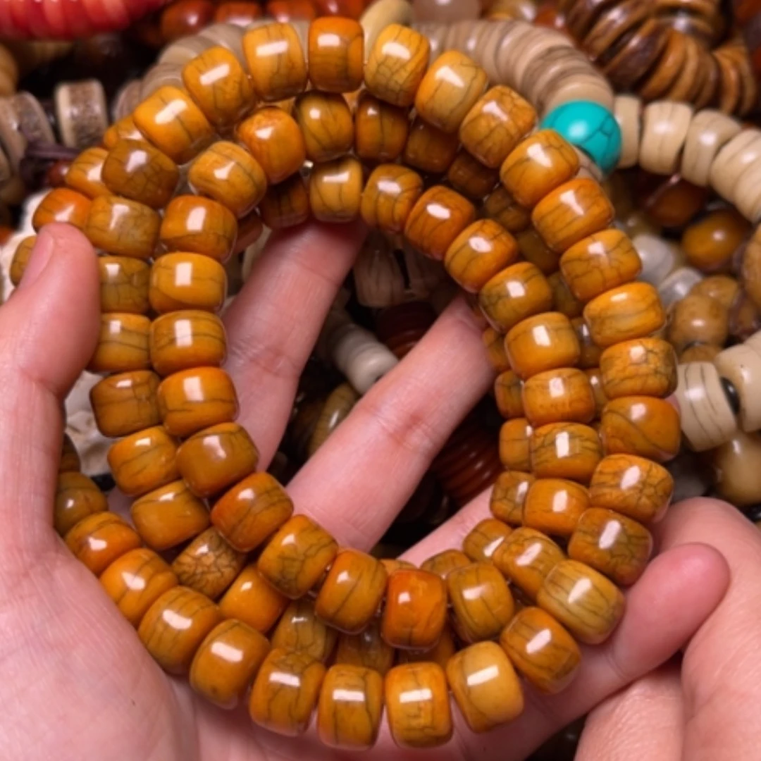 【闪购商品】牛骨手串/手链牛骨黄12×9×108素