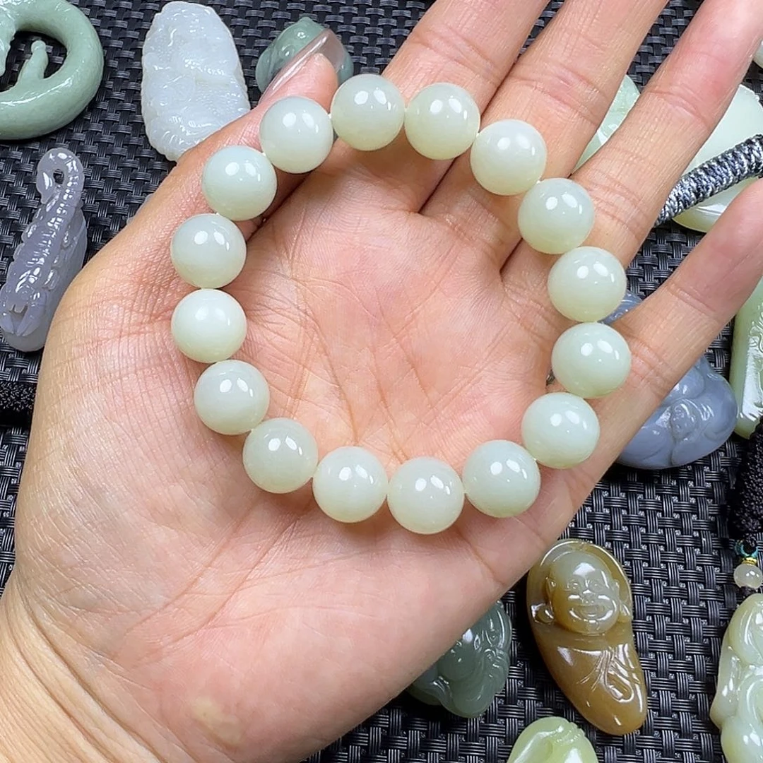 和田玉未镶嵌吊坠(不含链)卡12