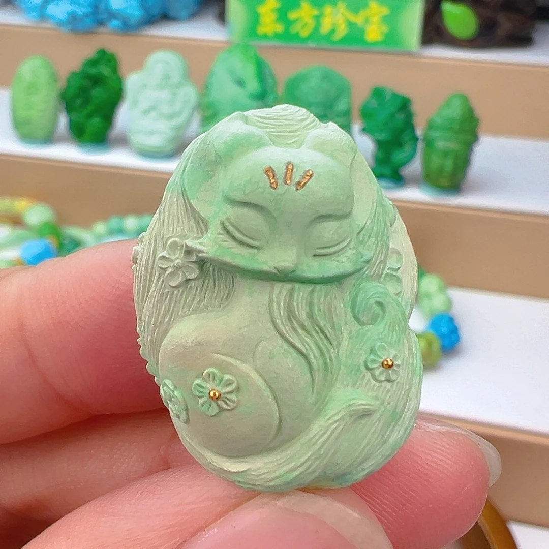 未镶嵌绿松石项链