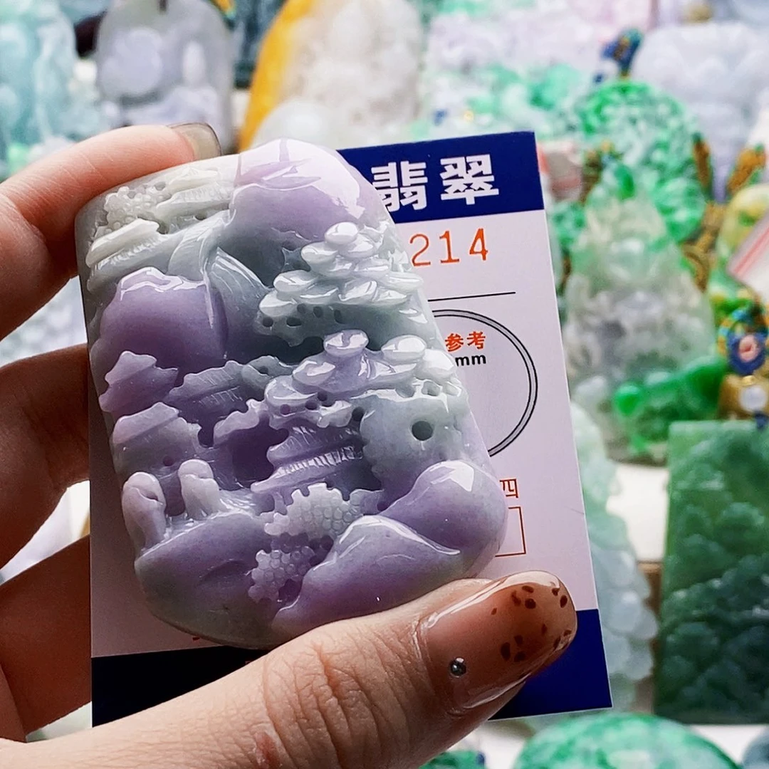 国***香翡翠未镶嵌吊坠(不含链)