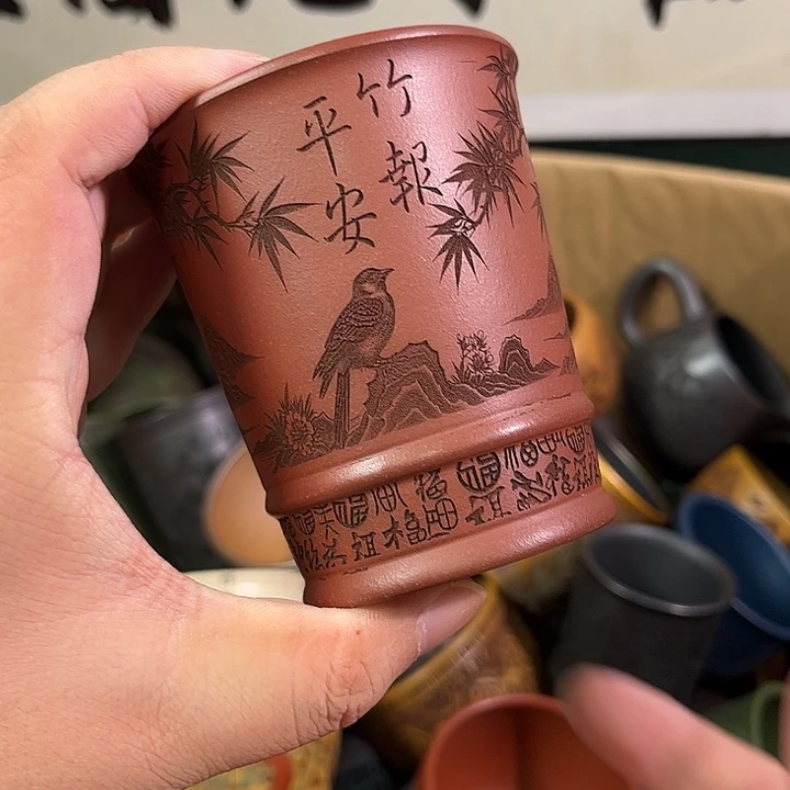 茶杯紫砂全手工紫砂主人杯