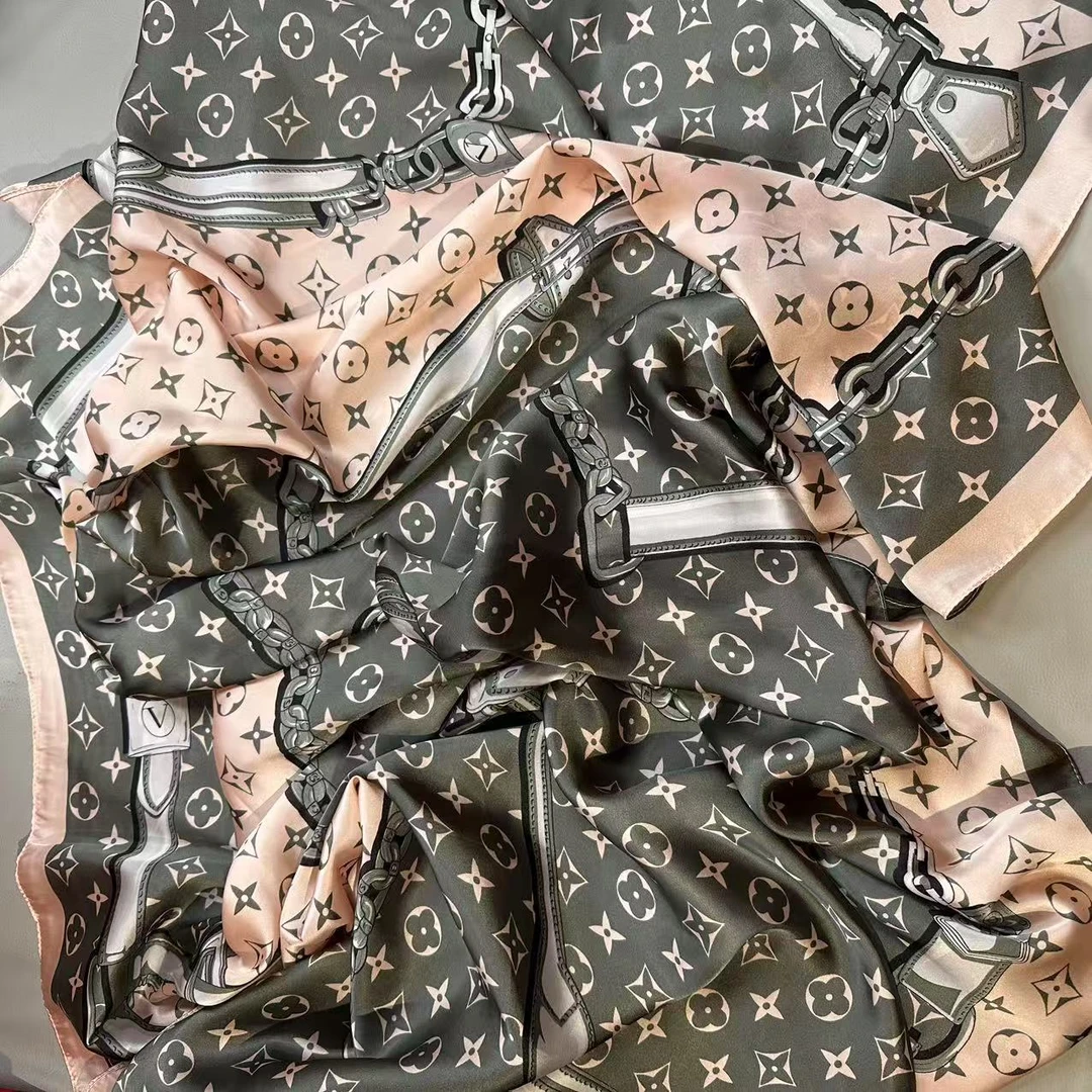 丝巾围巾女士披肩新款素雅百搭防晒优雅气质180×90    5018