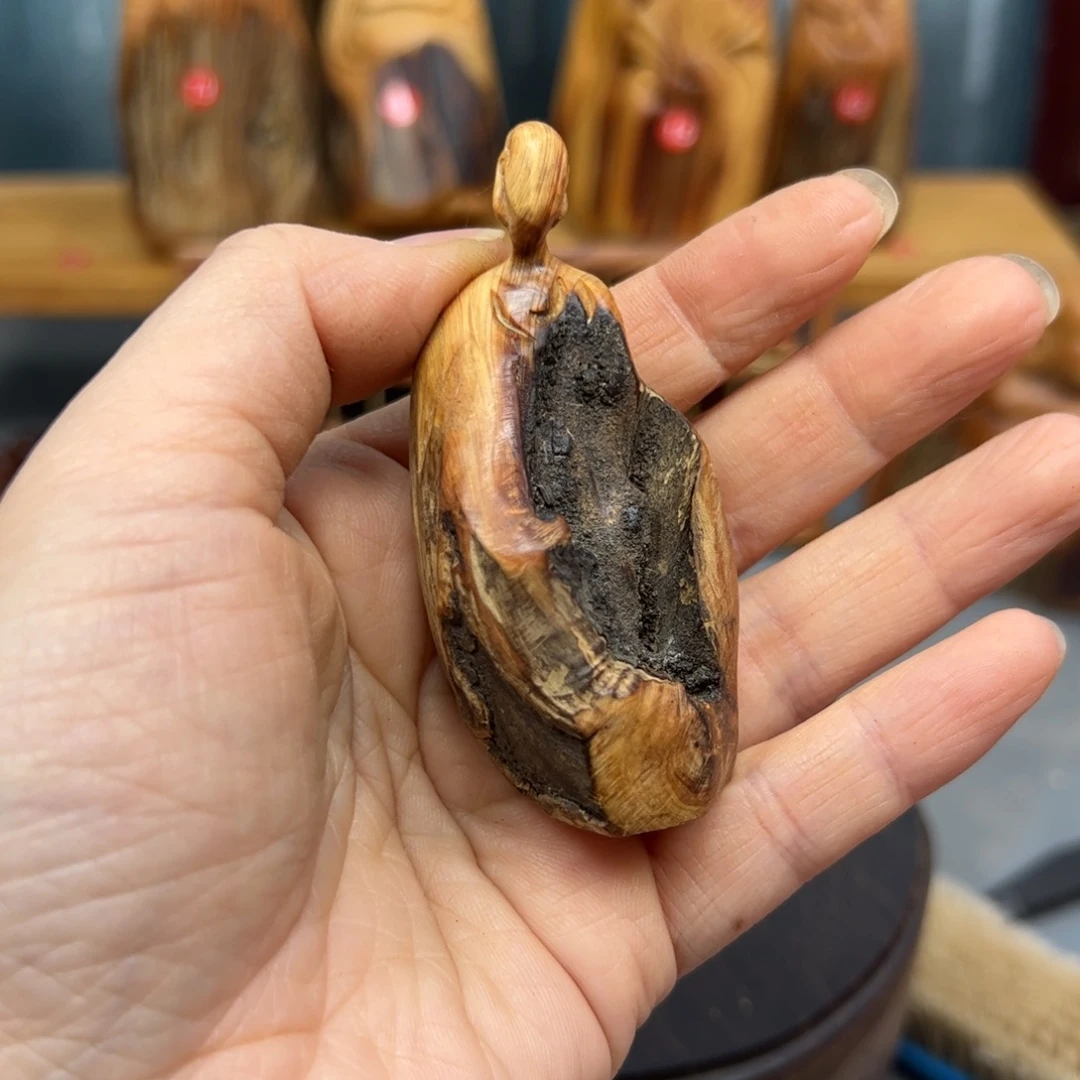 柏木崖柏木摆件手把件70