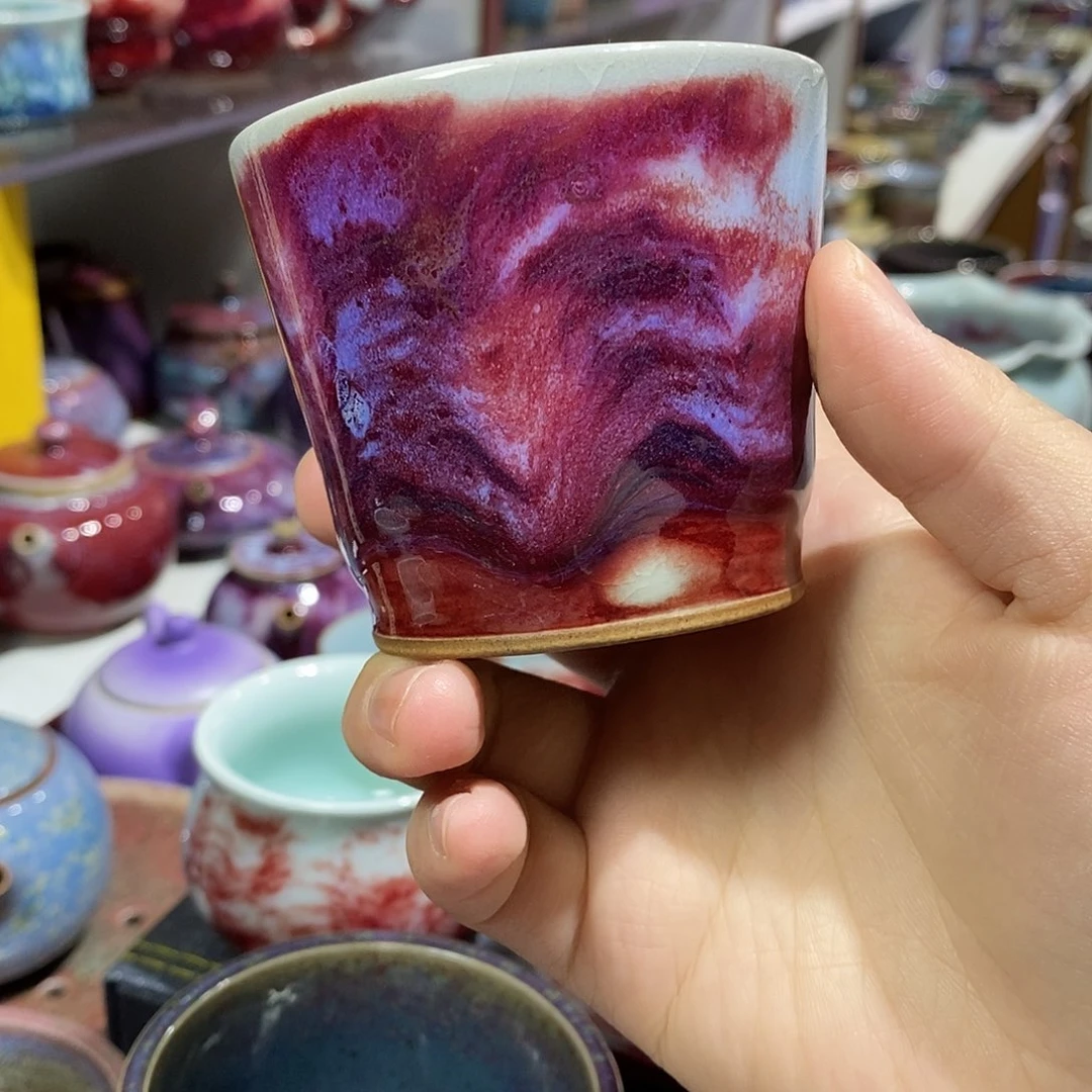 林***深钧瓷的制作工艺和工艺都是