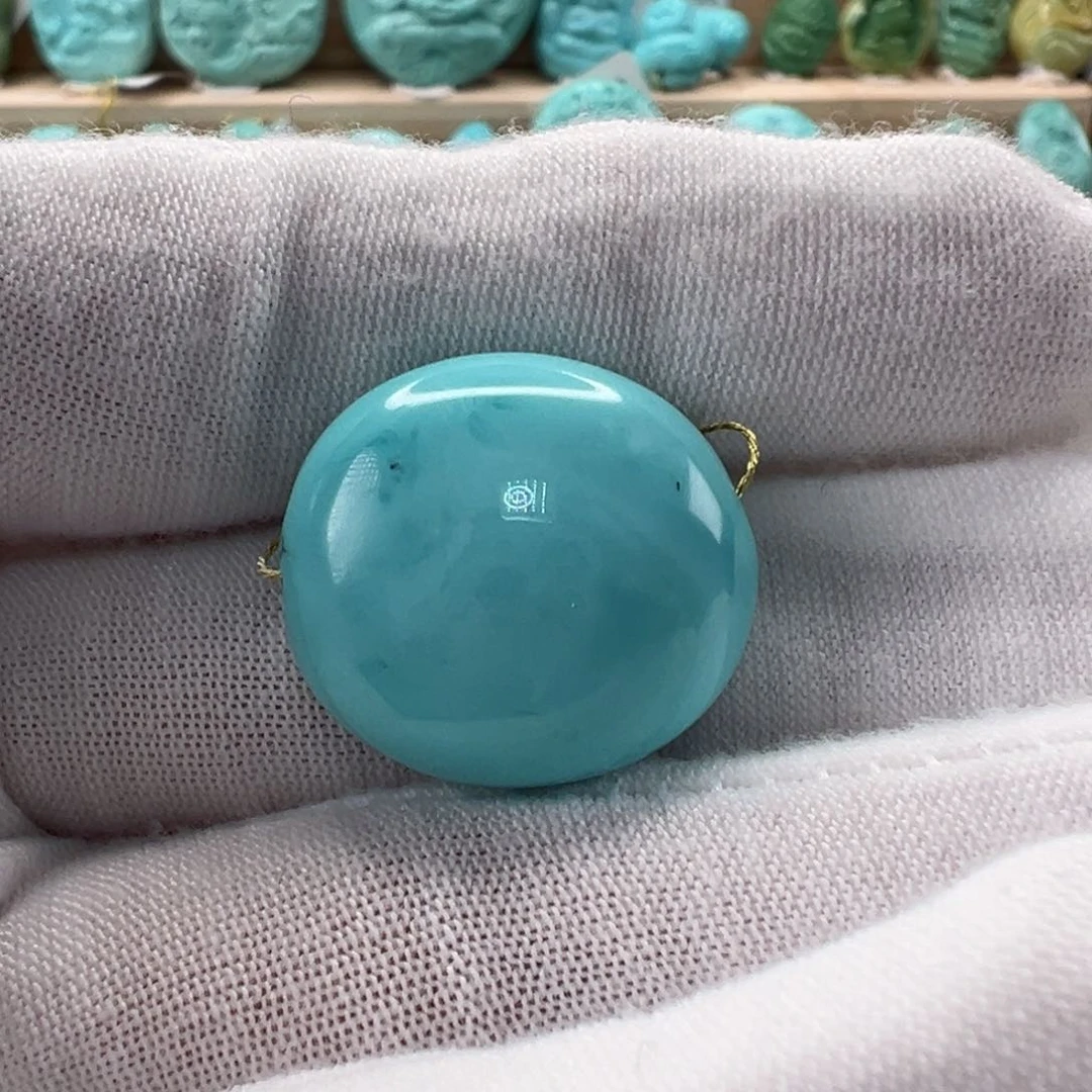 未镶嵌绿松石随形19.4mm