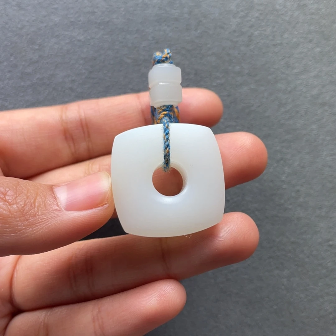 和田玉配饰未镶嵌永****店25.7mm