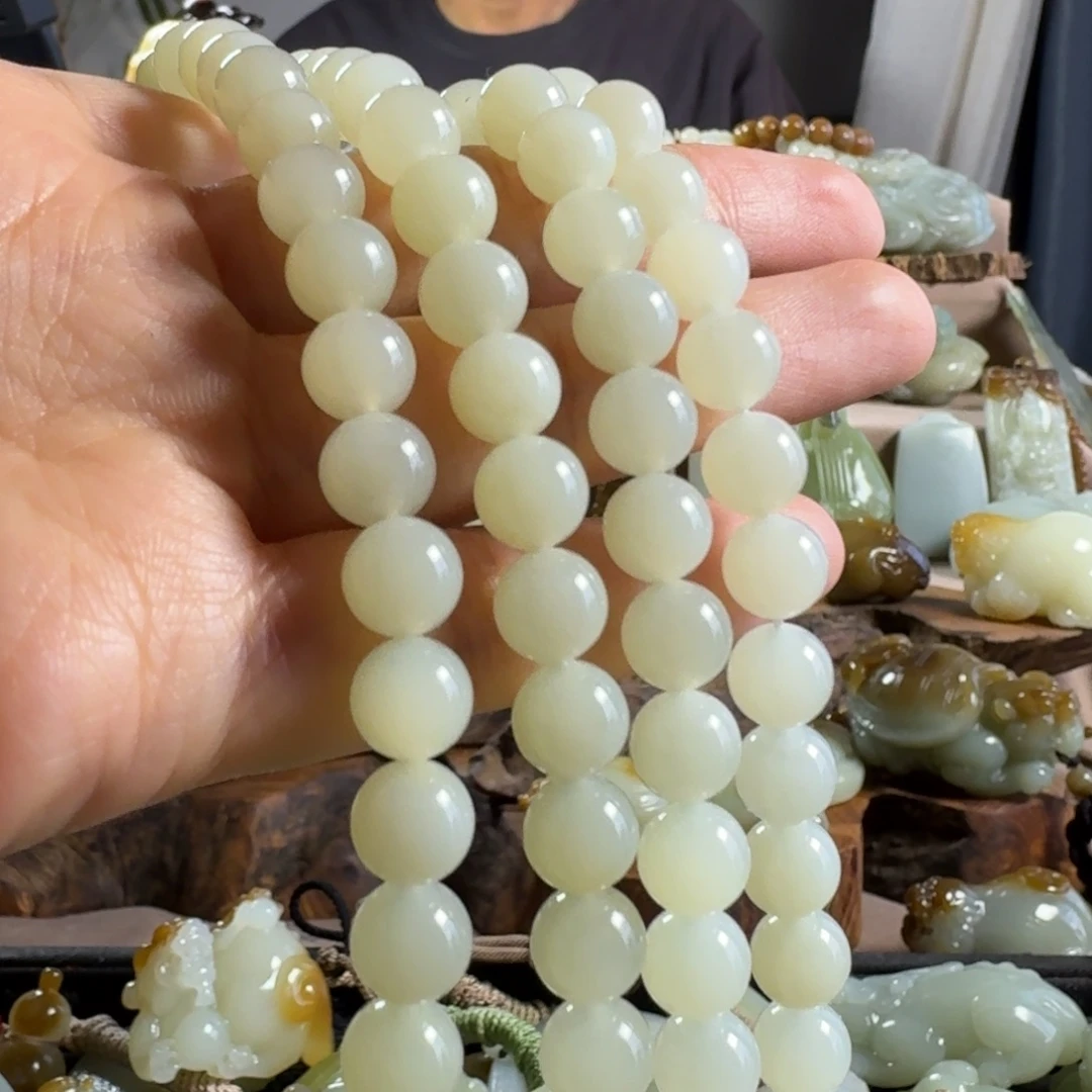 和田玉（糖玉）未镶嵌手链