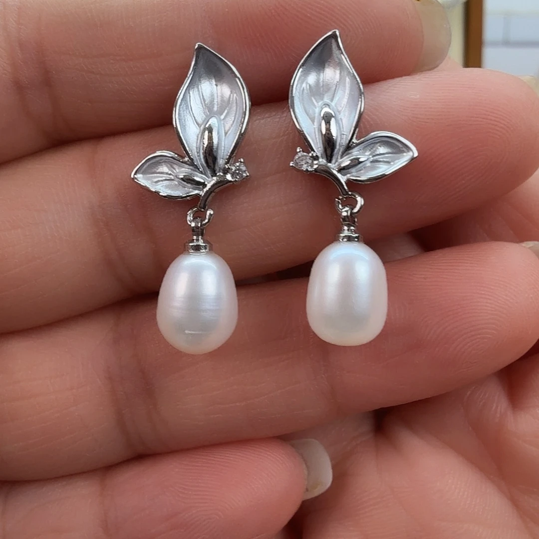 淡水珍珠未镶嵌耳饰