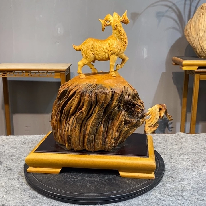 柏木木雕工艺品摆件