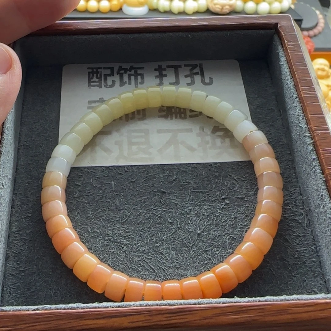 石英质玉（缅黄）未镶嵌手串