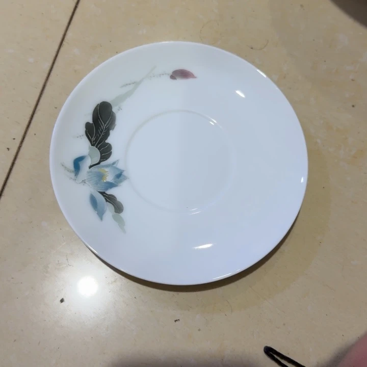 醴陵研究所大球泥杯碟微瑕满釉