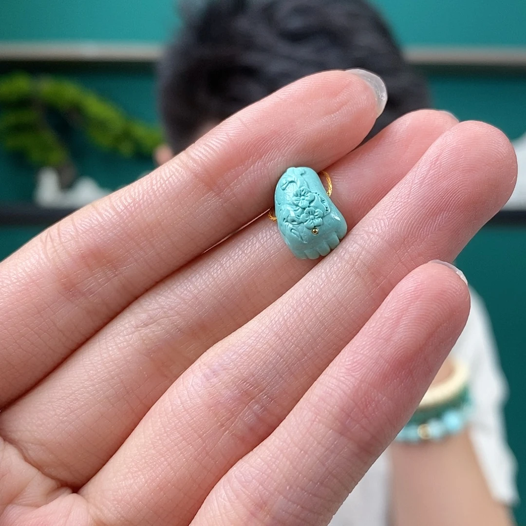 未镶嵌绿松石珠宝奇石