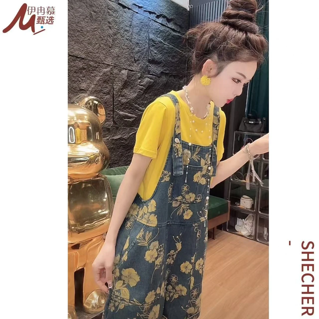 【伊冉慕】时尚套装韩版背带裤朋克风tenniscore风幂式穿搭