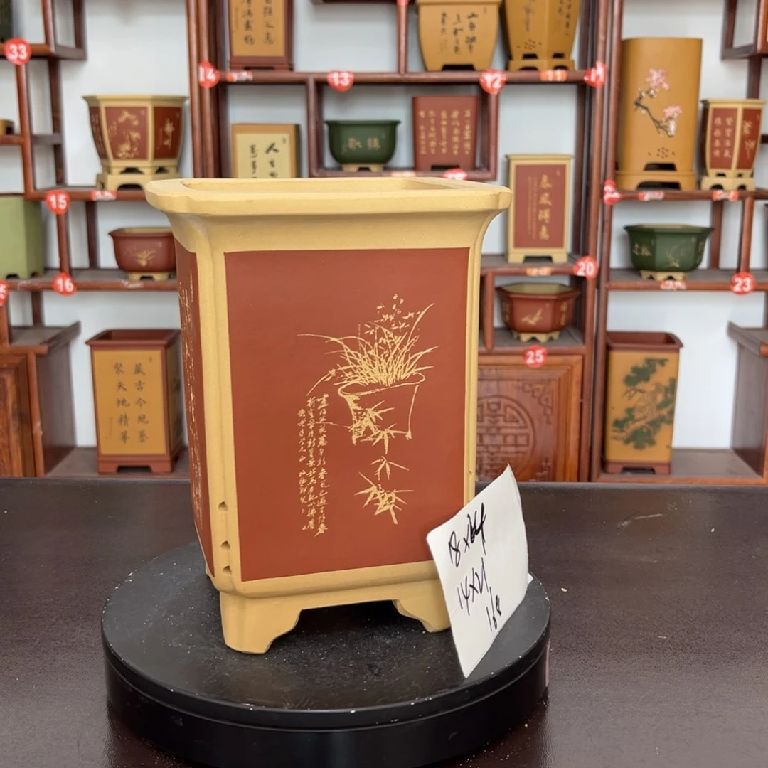 紫砂花盆紫砂花盆