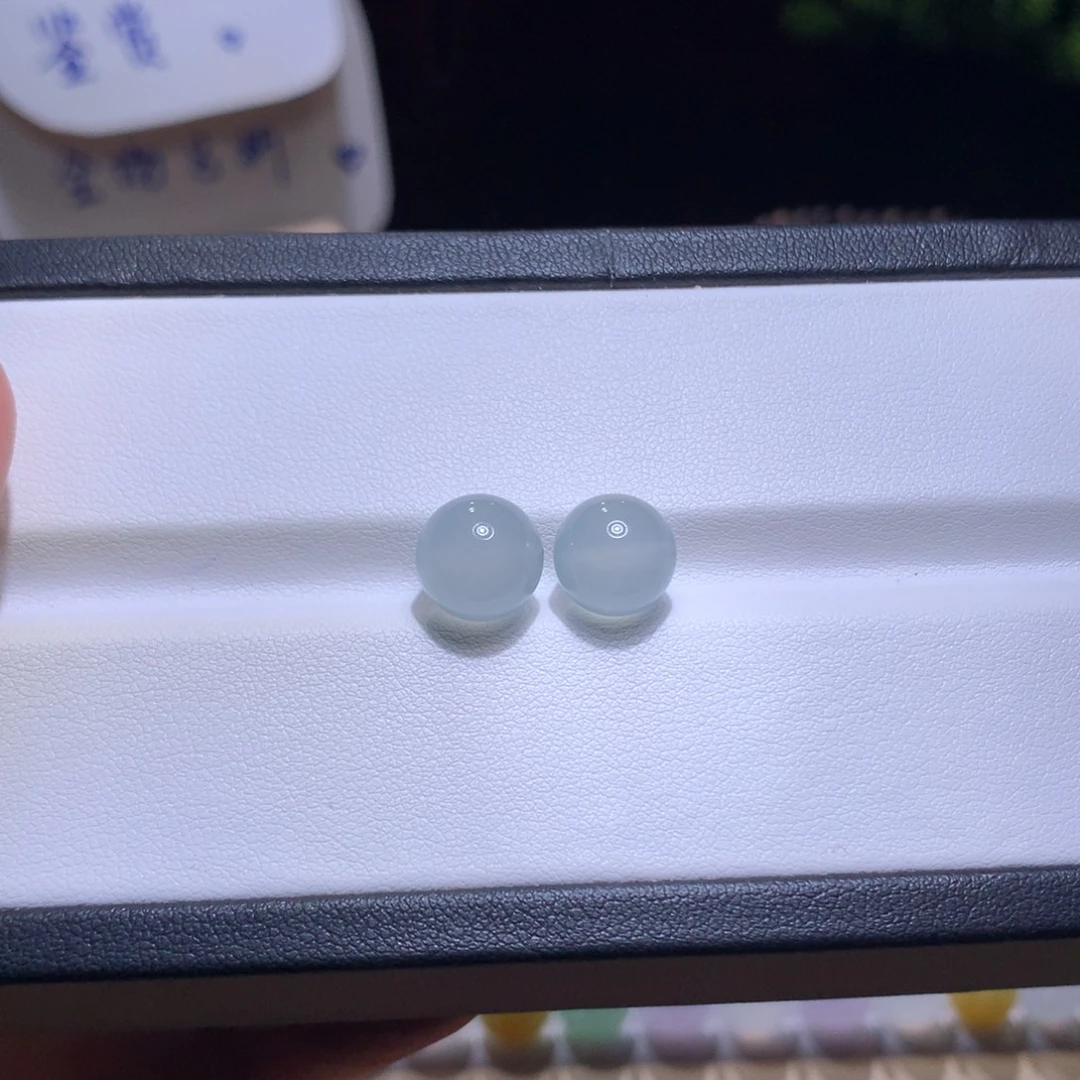 翡翠散珠特价发其一冰蓝卡10