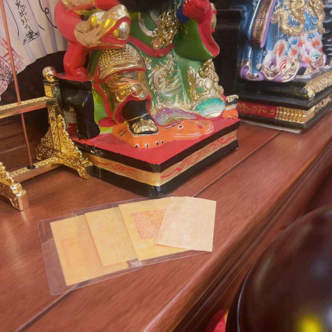 天然辰砂蓝宫调 已Kai 朱砂手绘手机贴 财库X120