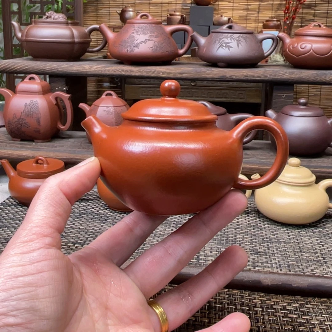 紫砂茶壶宜兴原矿紫砂手工制全150