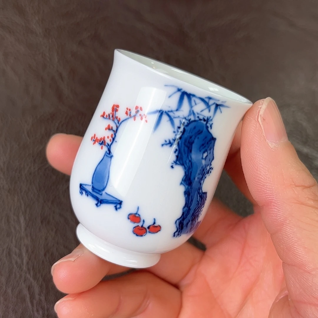 杯手绘高温瓷器瓷器