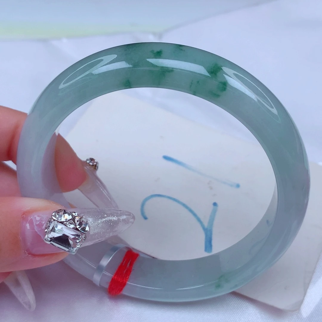 翡翠手镯未镶嵌天然缅甸翡翠A货手镯