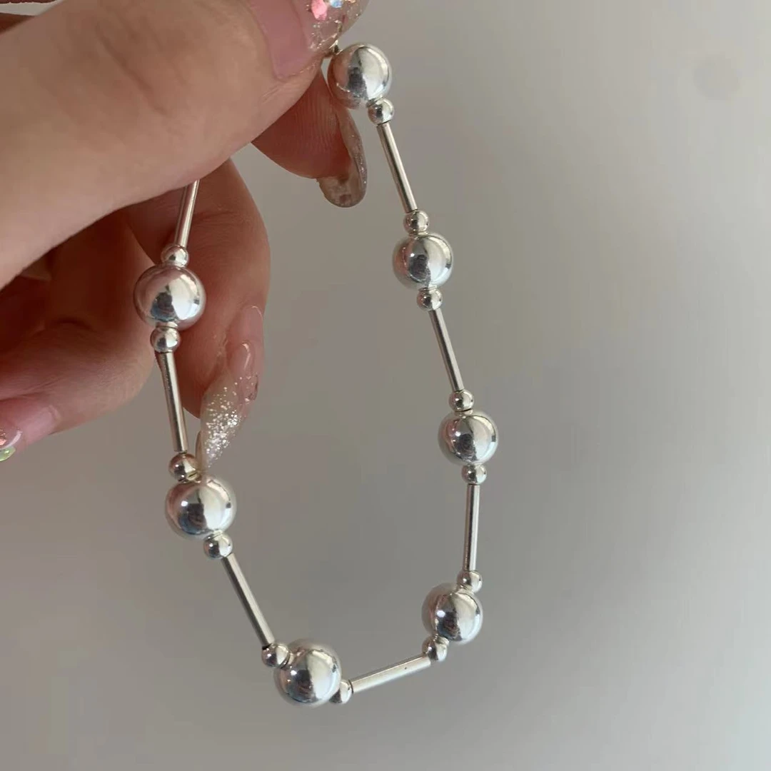 925银手链 S975  简韩新款银球手链