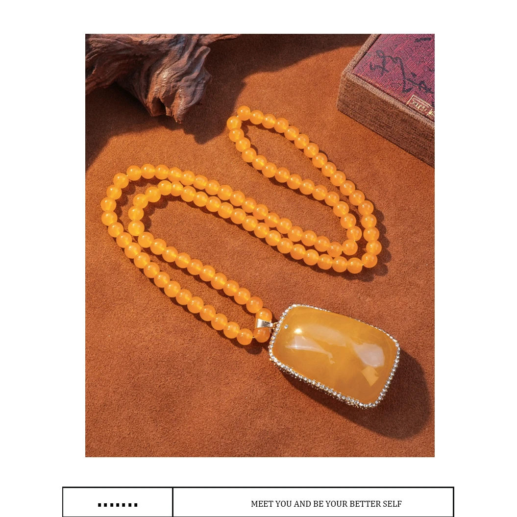 铜合金陶瓷项链 链子百搭复古女士项链颈饰-2192