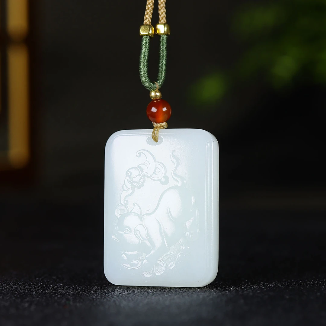 1226175和田玉白玉哼哼来财