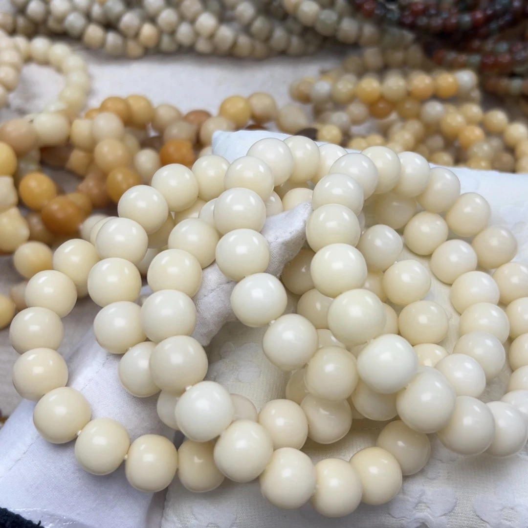 菩提根/象牙果吊坠1415干磨骨瓷白发一条218