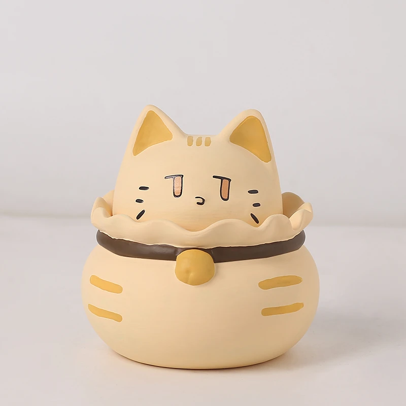 喵星人可爱烟灰缸家用客厅办公室陶瓷烟缸防飞灰高级感轻奢高颜值