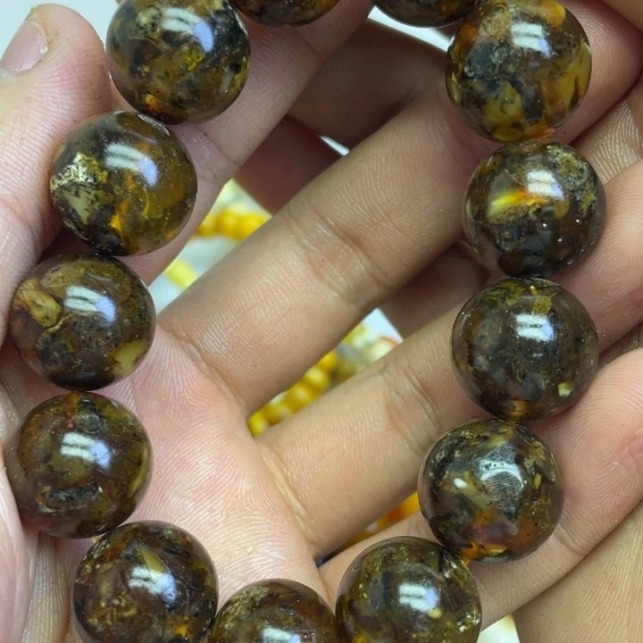 琥珀未镶嵌珠宝奇石