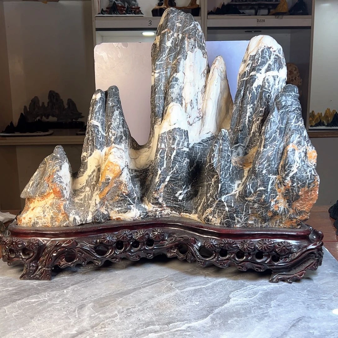 “***”灵璧奇石观赏石摆件