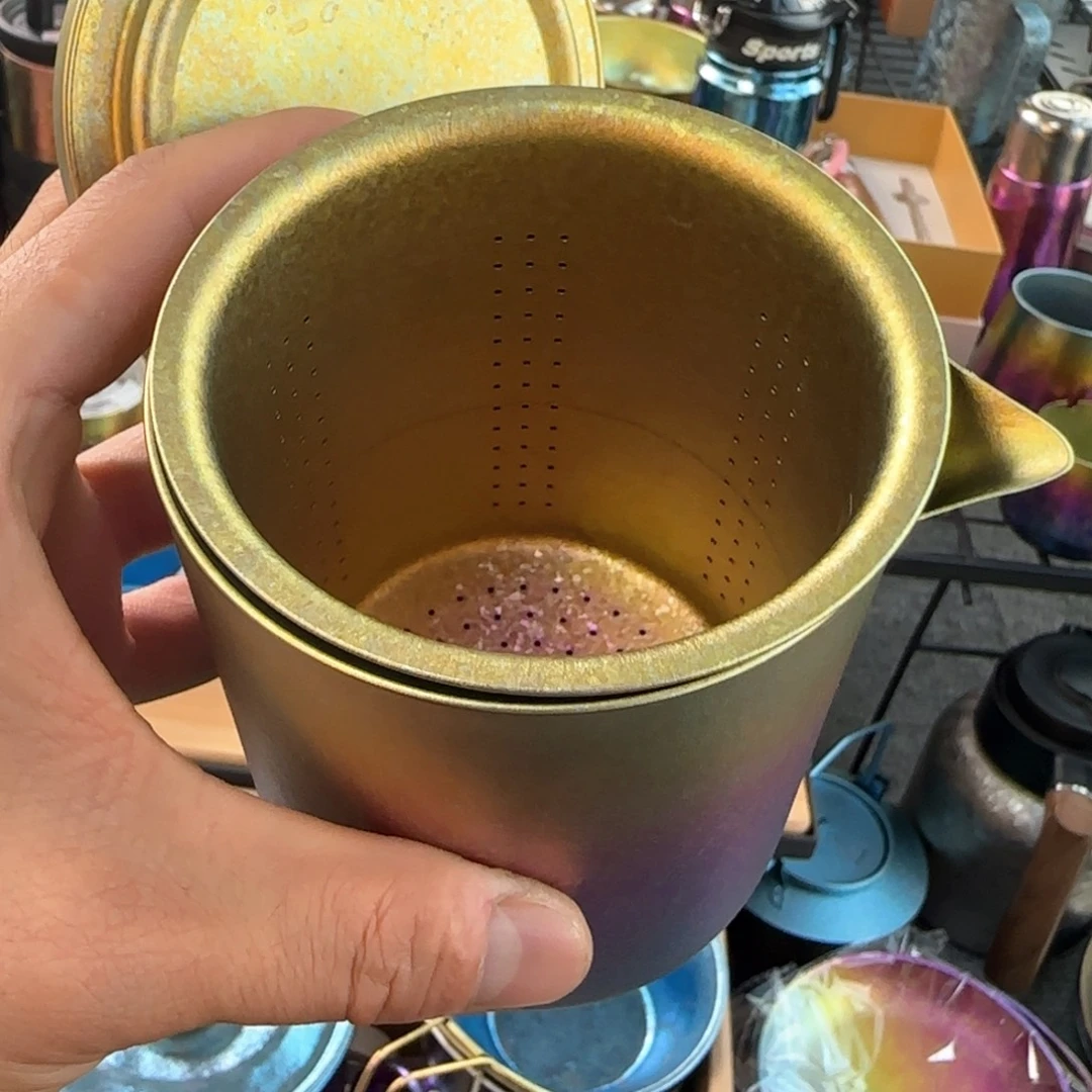 纯钛人情世故金边鹰嘴，随机茶碗四个