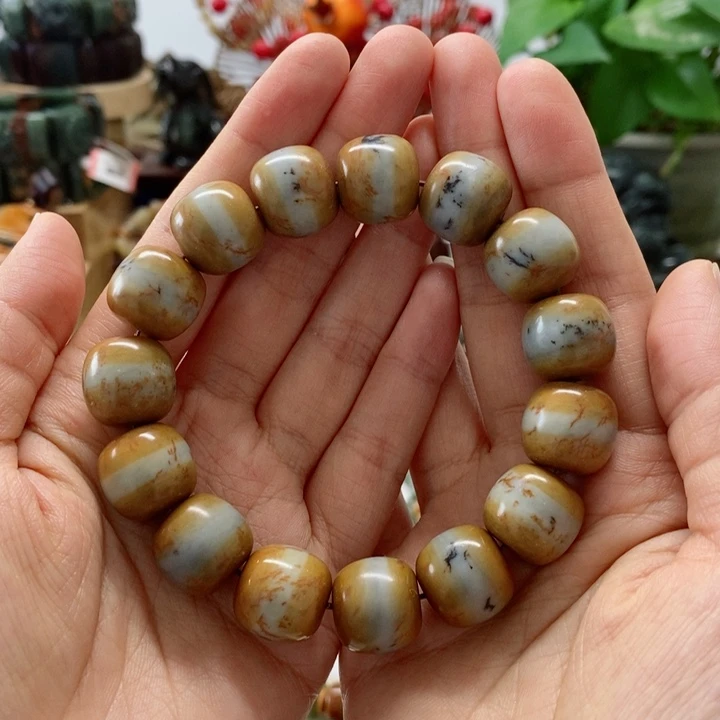 手链未镶嵌透闪石质玉