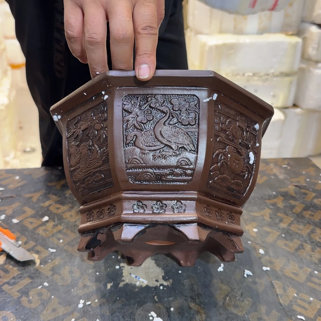 紫砂花盆瑕疵是不