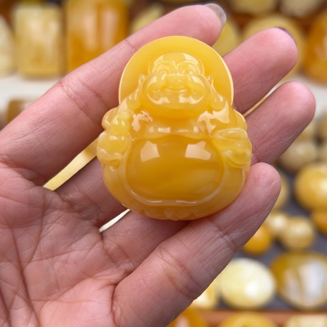 琥珀裸石未镶嵌纯天然琥珀蜜蜡无优化