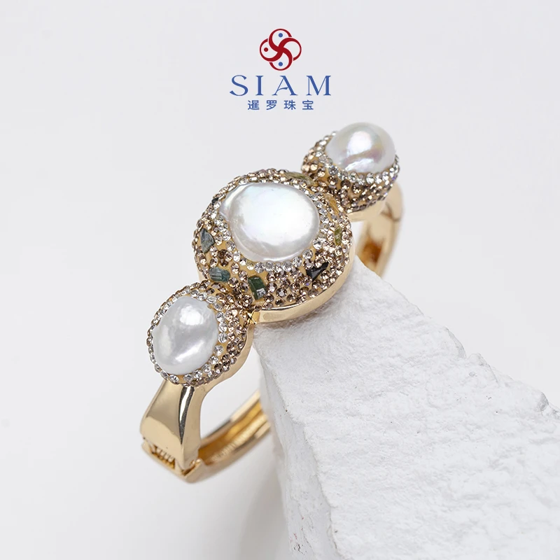 【暹罗珠宝】天然特选“克旭”珍珠手镯 509