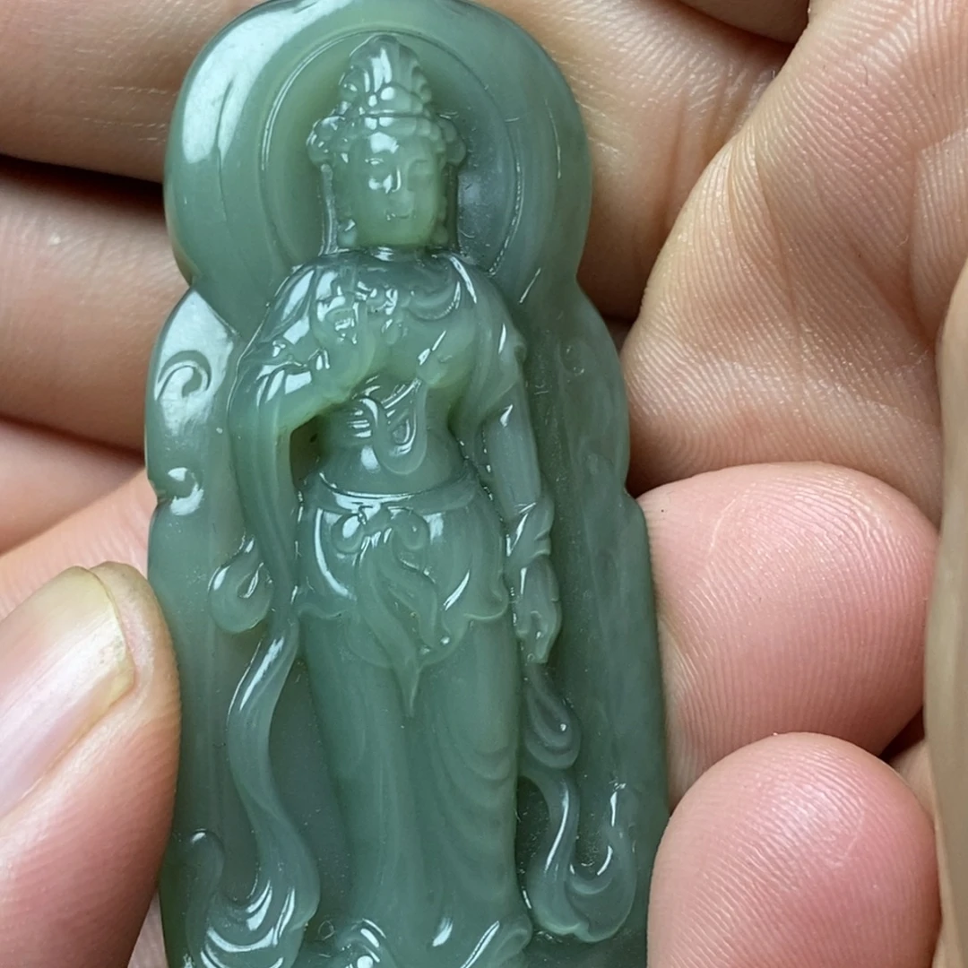 未镶嵌和田玉（碧玉）挂件