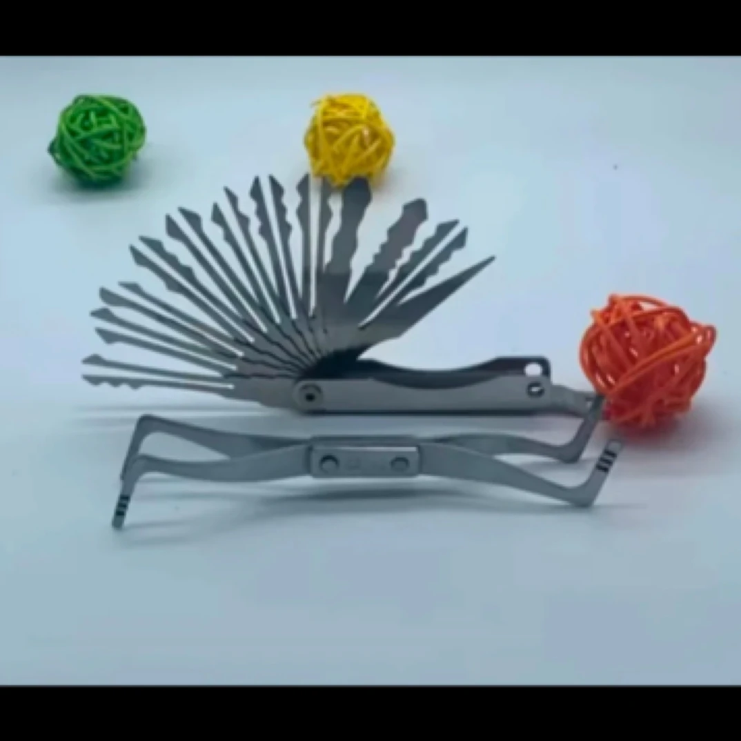 K68平铣齿剪刀手专用工具锁具套装五金工具开锁工具工具套装折叠