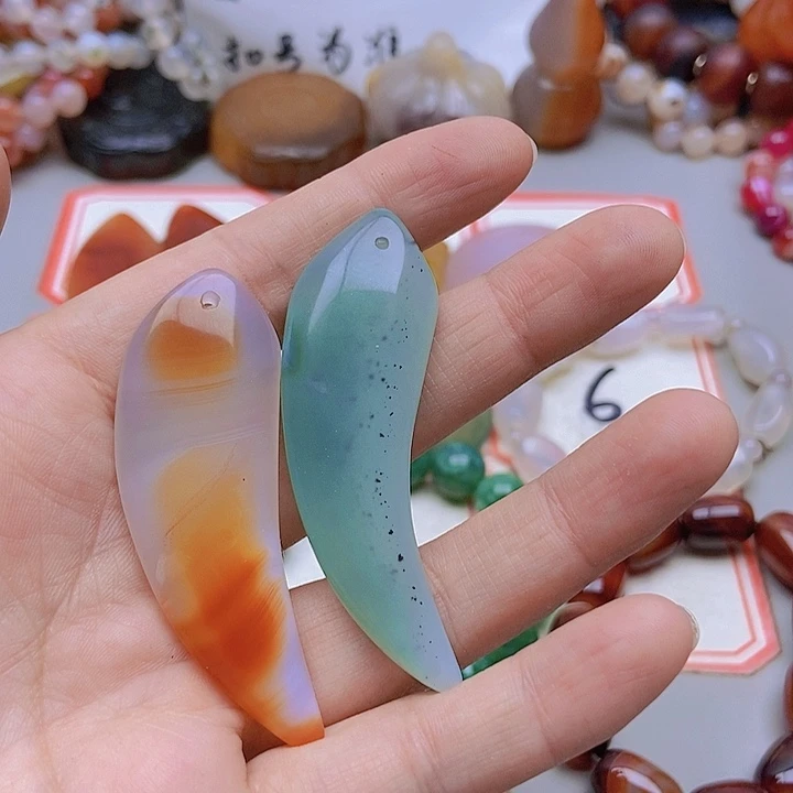 【闪购商品】未镶嵌玛瑙/玉髓珠宝半成品梦*