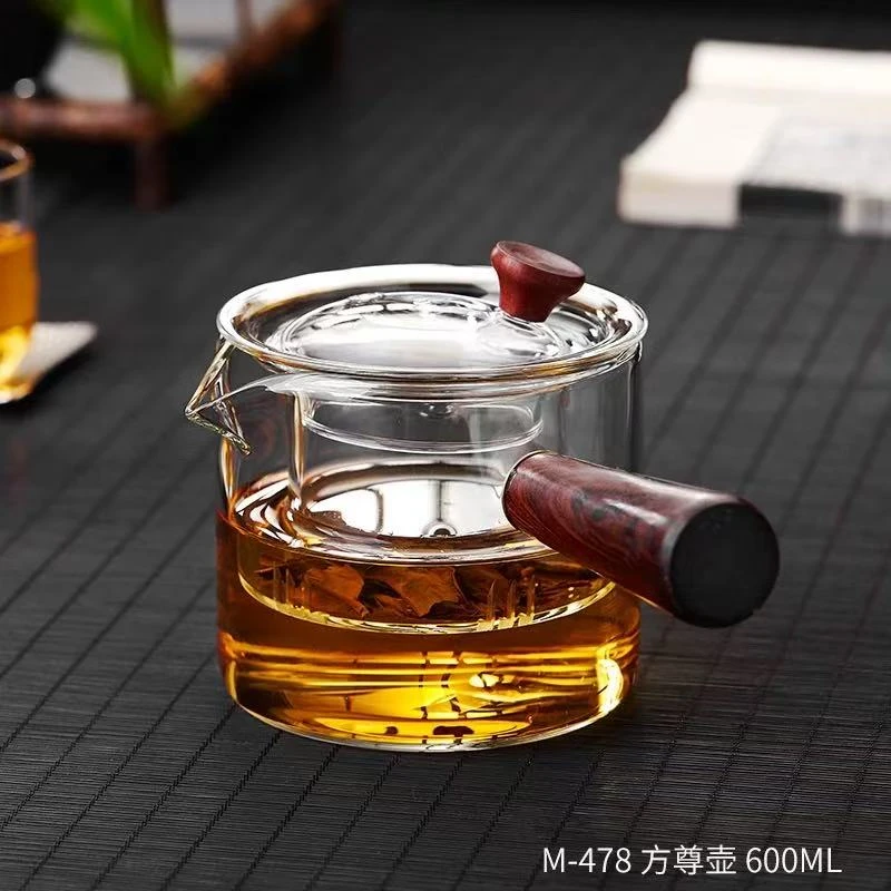 【佰乐美专属】侧把茶壶玻璃煮茶器电陶炉耐高温家用泡茶壶