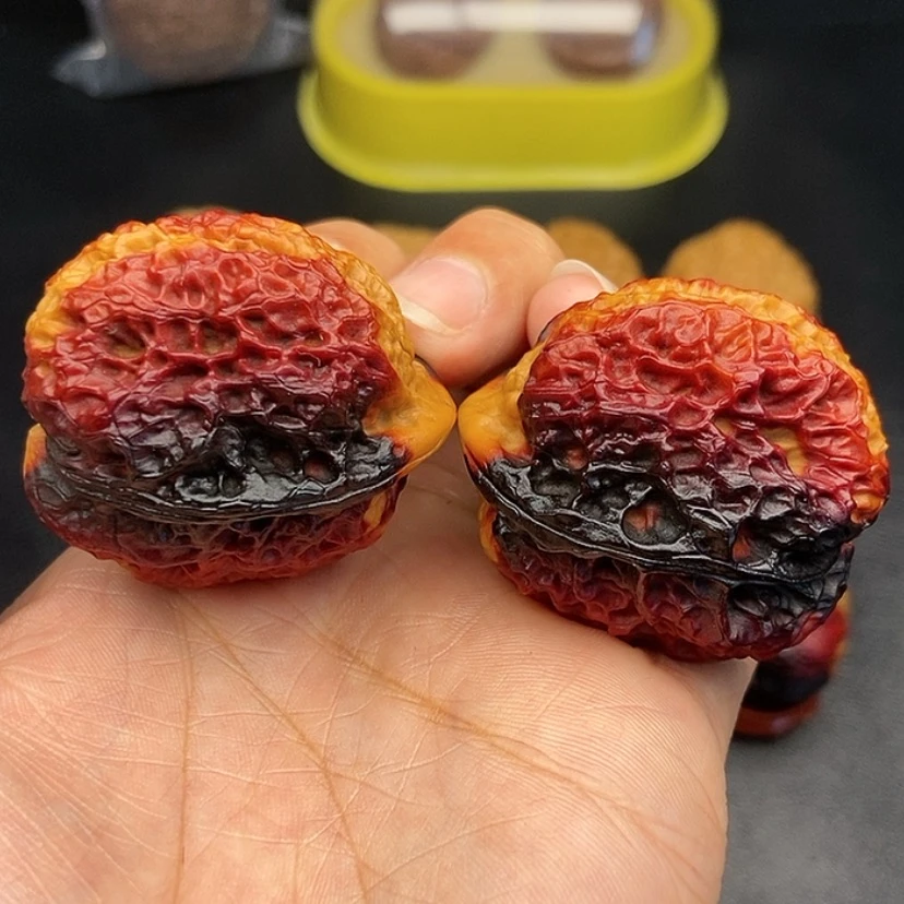 【闪购商品】把件文玩核桃39尺领头羊蟾