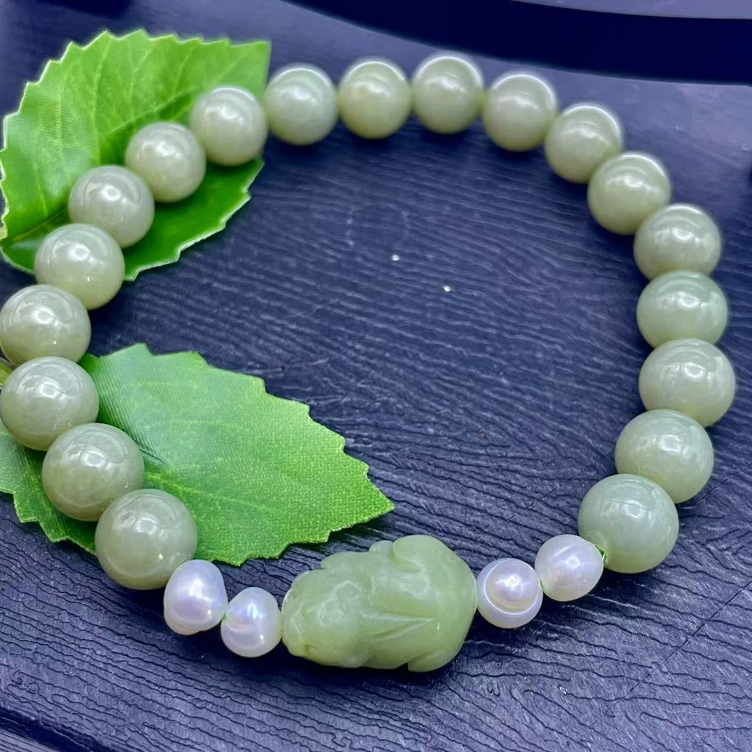 H99和田玉手链轻奢手串精美气质甜美简约